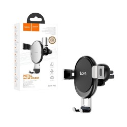 Hoco Car Phone Holder CA56 Plus Armor for Air Outlet Silver Black 